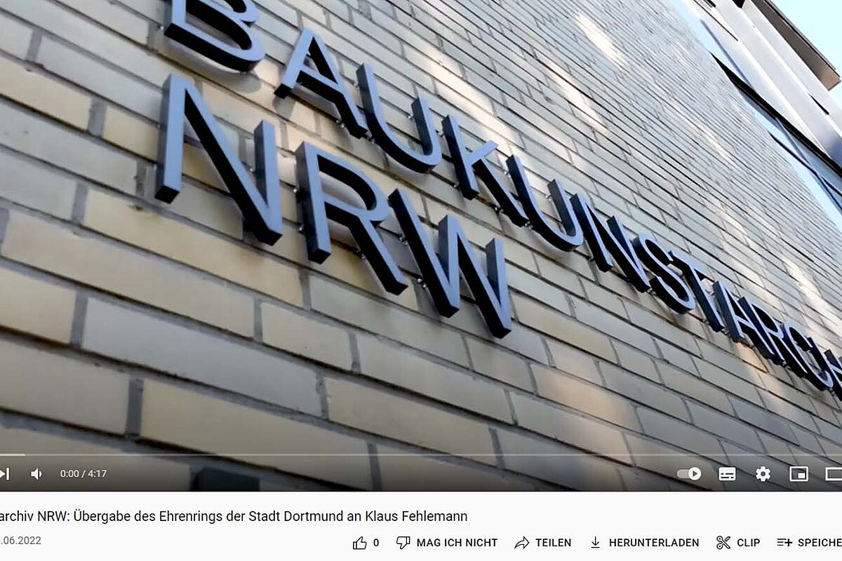 Video: Vergabe des Ehrenrings an Klaus Fehlemann