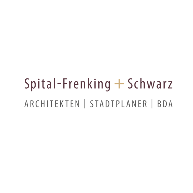 Logo mit der Aufschrift (Ausschnitt): Spital Frenking Schwarz.